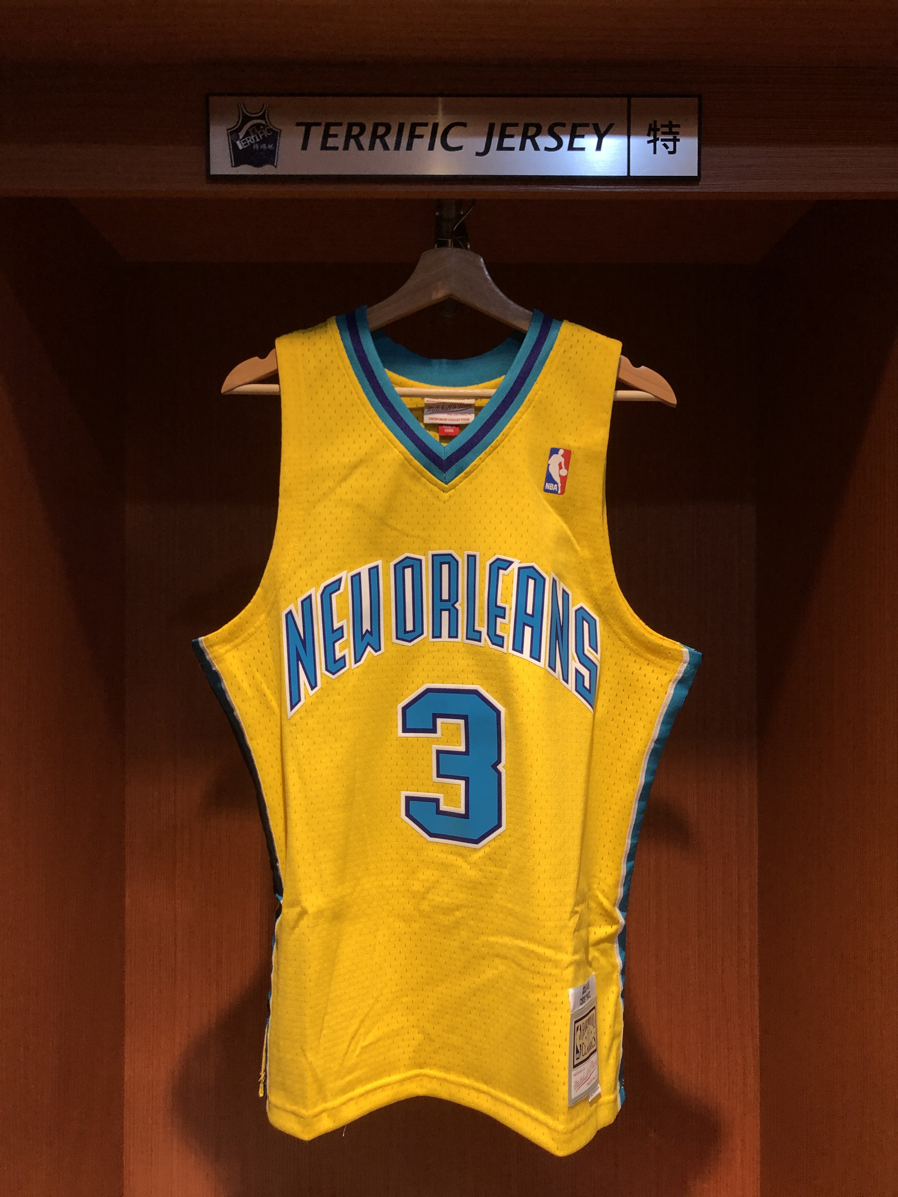 NBA球衣 Chris Paul 紐澳良黃蜂 黃 05-06 M&N Swingman G2 球迷版 熱轉印 全新