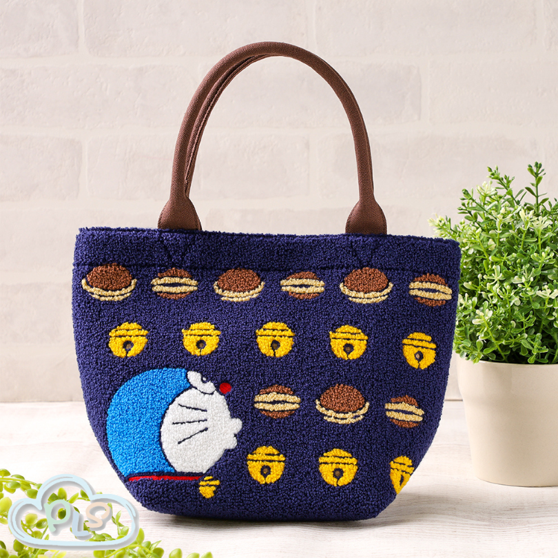 毛絨手提袋 多啦A夢 未來百貨限定 藍色 #40090