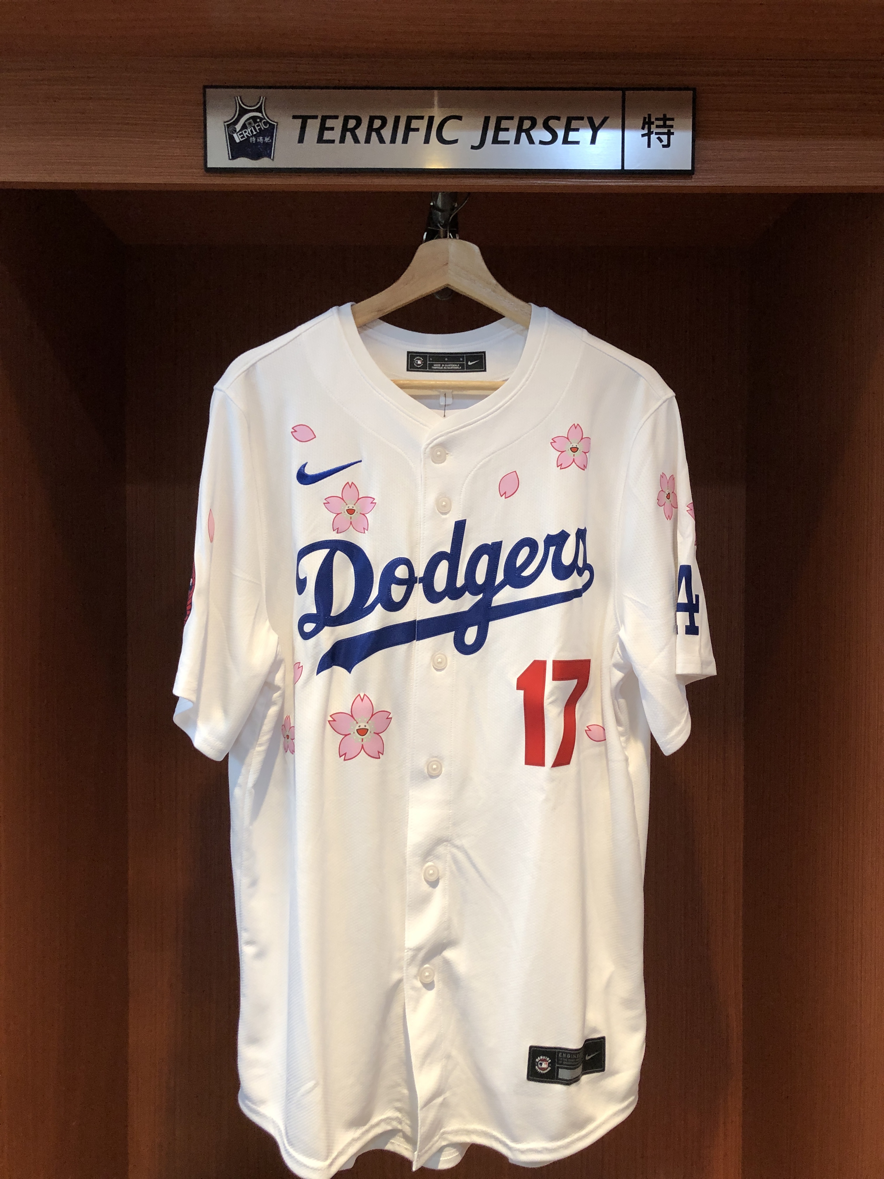 MLB球衣 Takashi Murakami X Los Angeles Dodgers 村上隆 X 洛杉磯道奇 Shohei Ohtani 漢字 聯名款 東京賽 開幕戰 Nike Limited Player Name Jersey 球迷版 熱轉印 全新