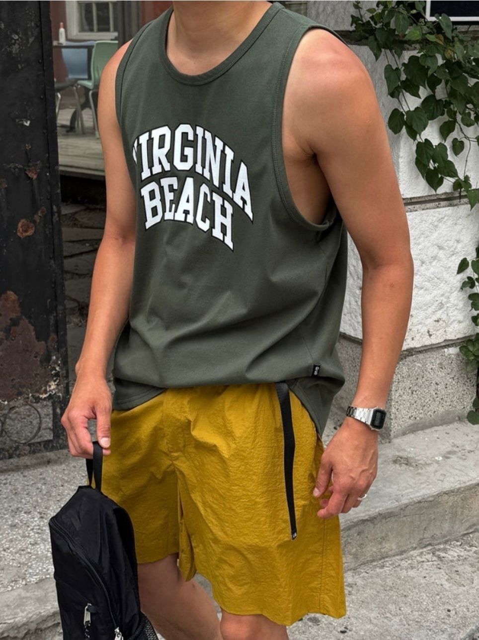 英文字背心 V1152