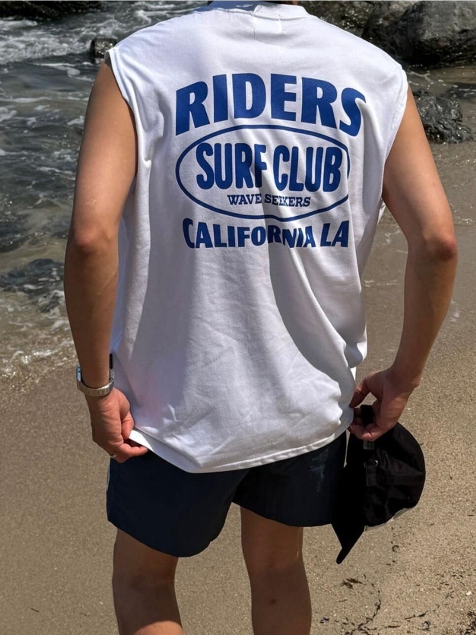 英文字背心 V1156