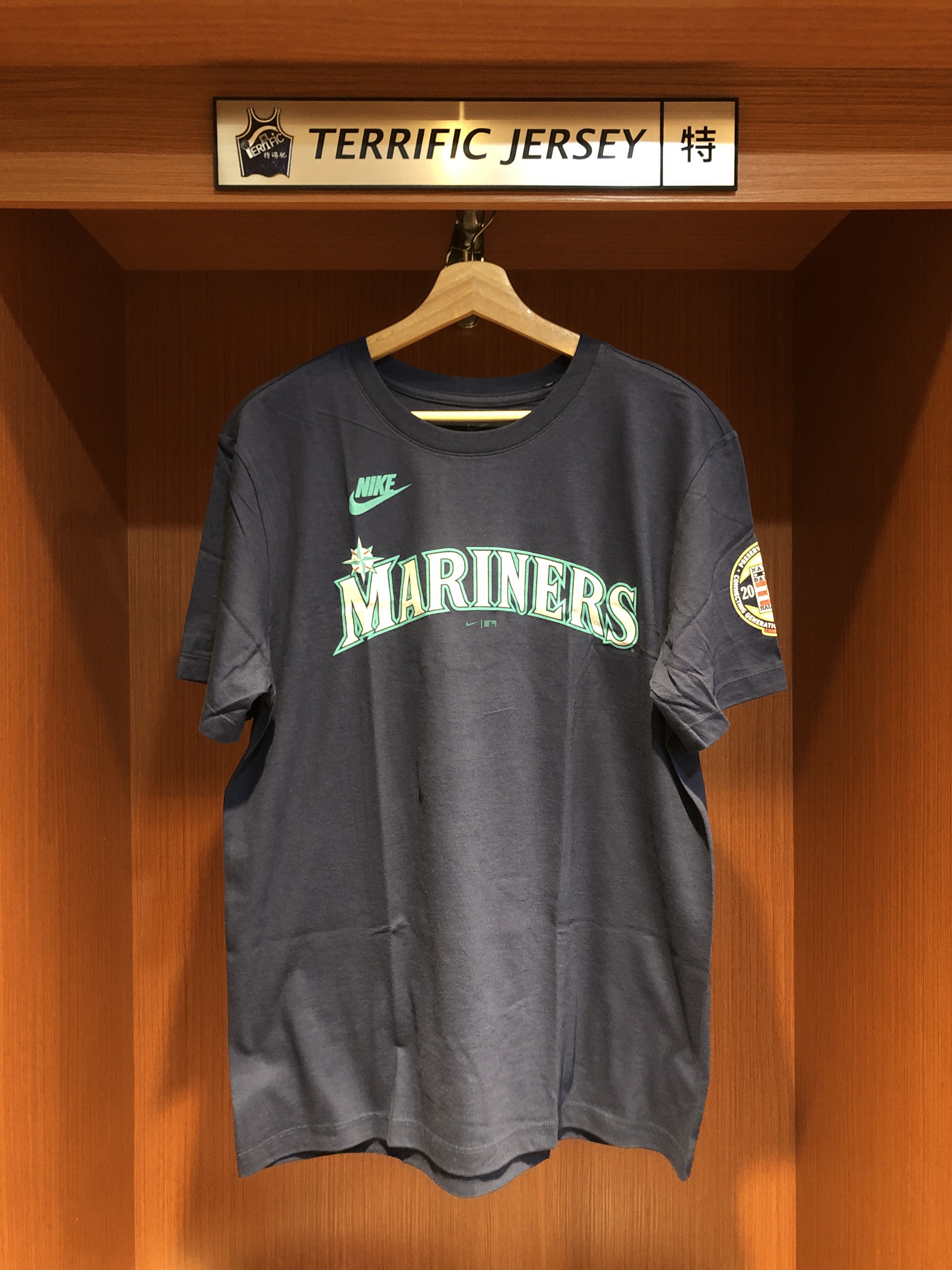 MLB短袖 Ichiro Suzuki 西雅圖水手深藍 名人堂 HOF Nike Player Name Tee 棉質 短袖 全新