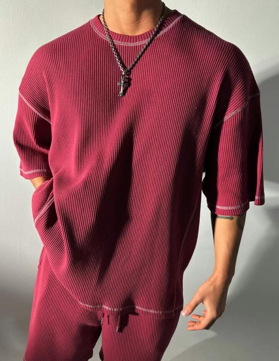 淨色明線短袖Tee T5755