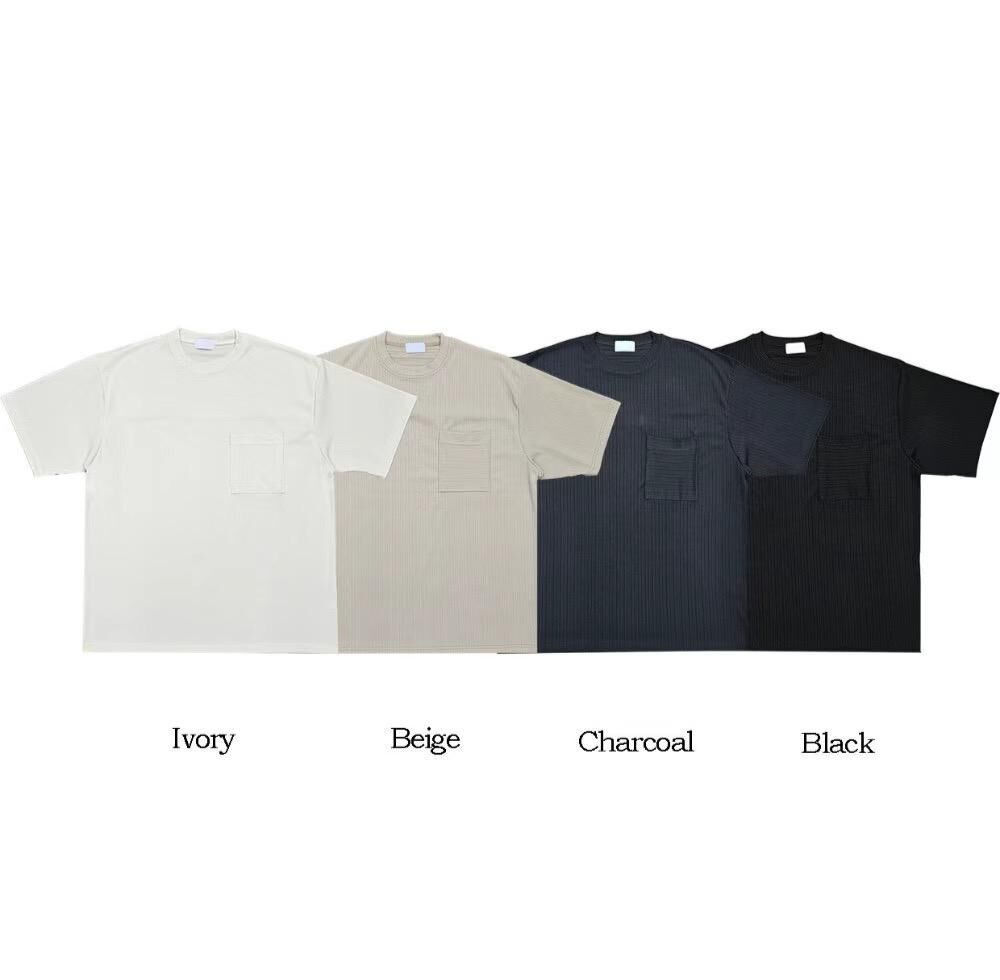 淨色暗紋短袖Tee T5756