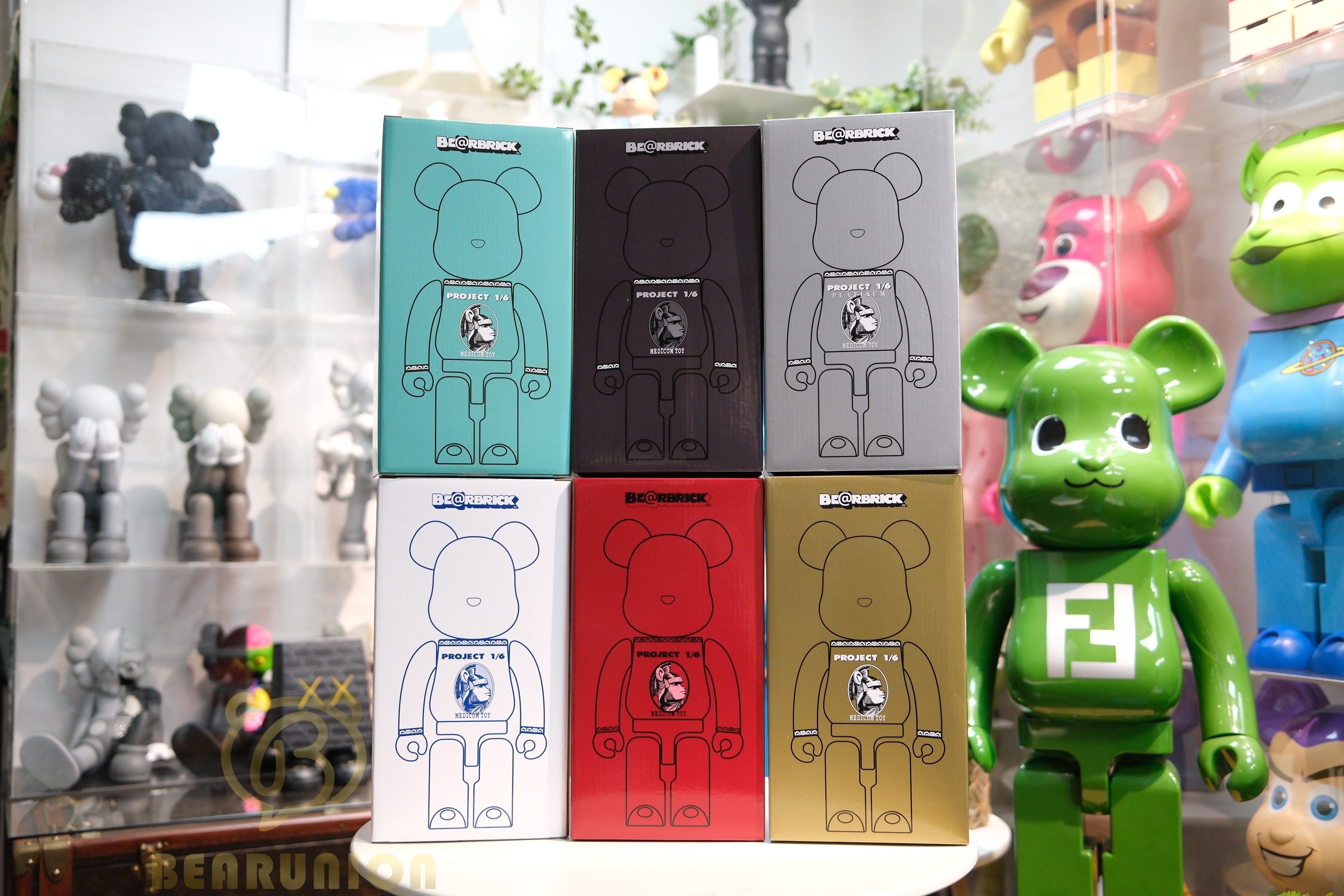 🥇現貨🥇Bearbrick 400% AE CENTURION AMERICA EXPRESS SET OF 6