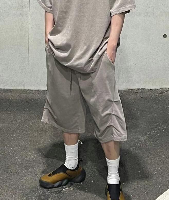 洗水淨色短褲 P3157