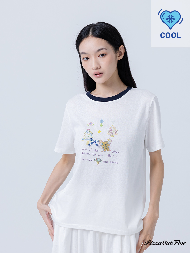 [兩件999]★SGS涼感認證★ 可愛印圖短袖T恤 ThePeacePiece TPP252424018
