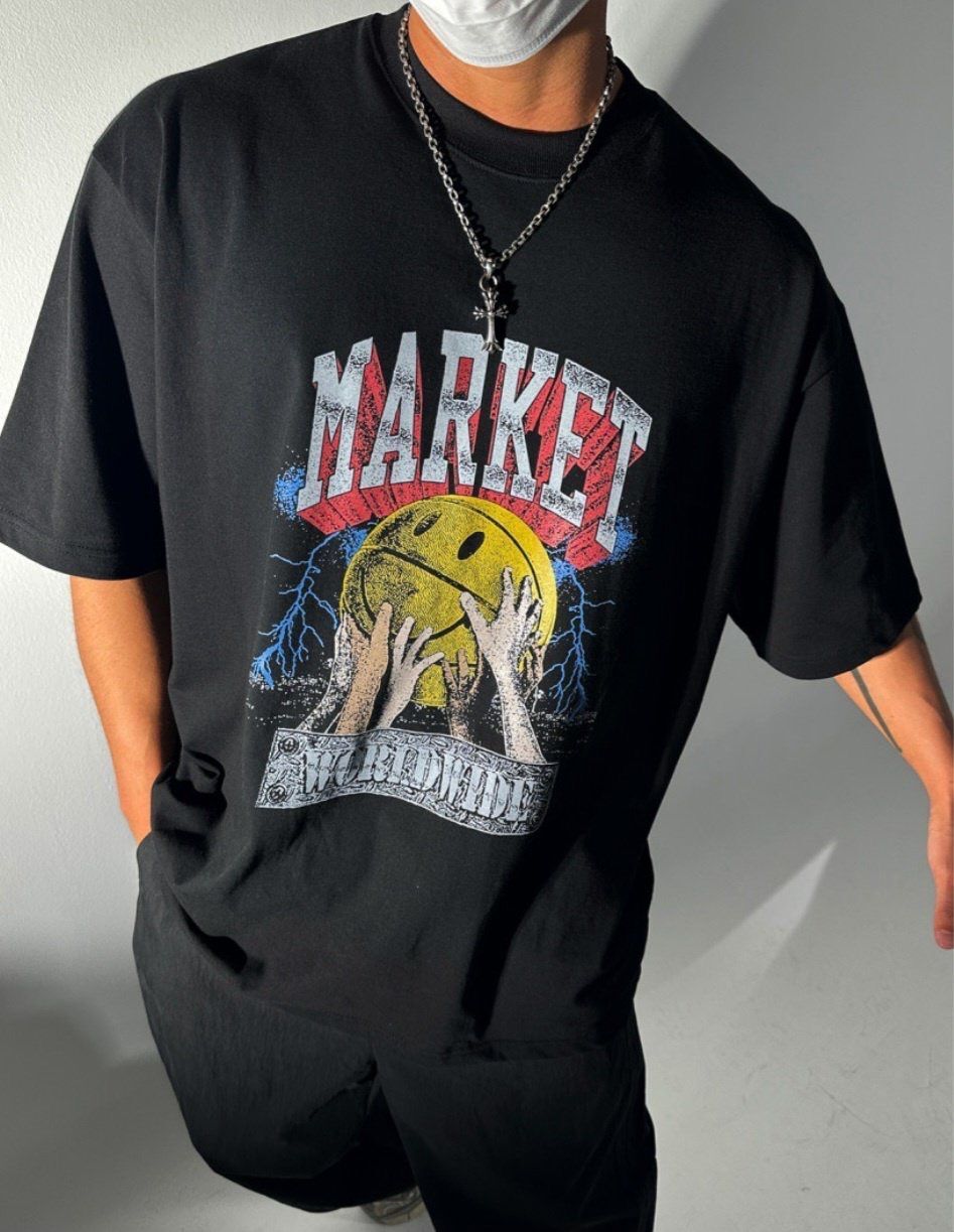 OverSize英文字圖案短袖Tee T5760