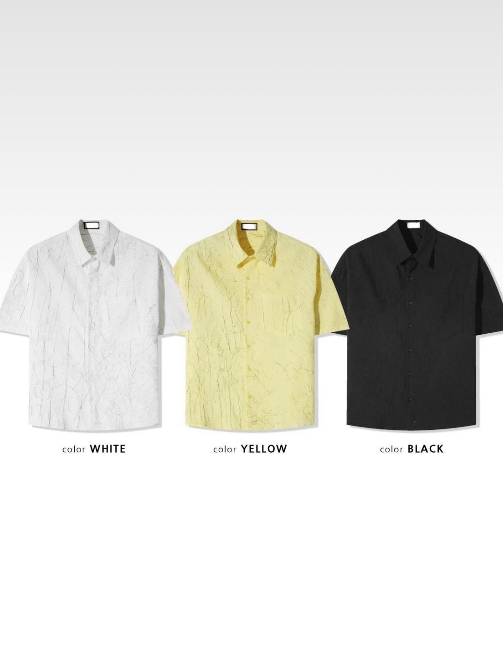 亂紋Boxy短袖恤衫 S2443