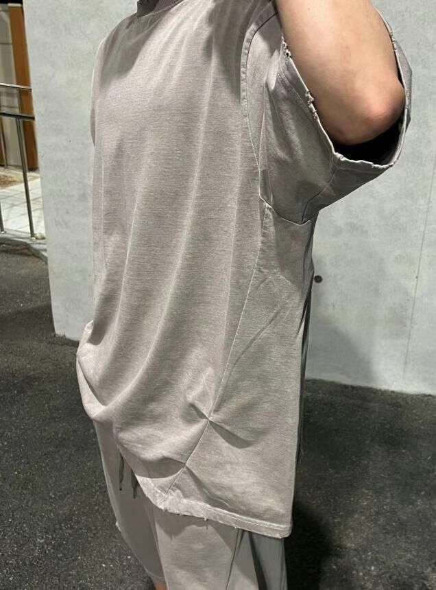 OverSize洗水淨色短袖Tee T5757