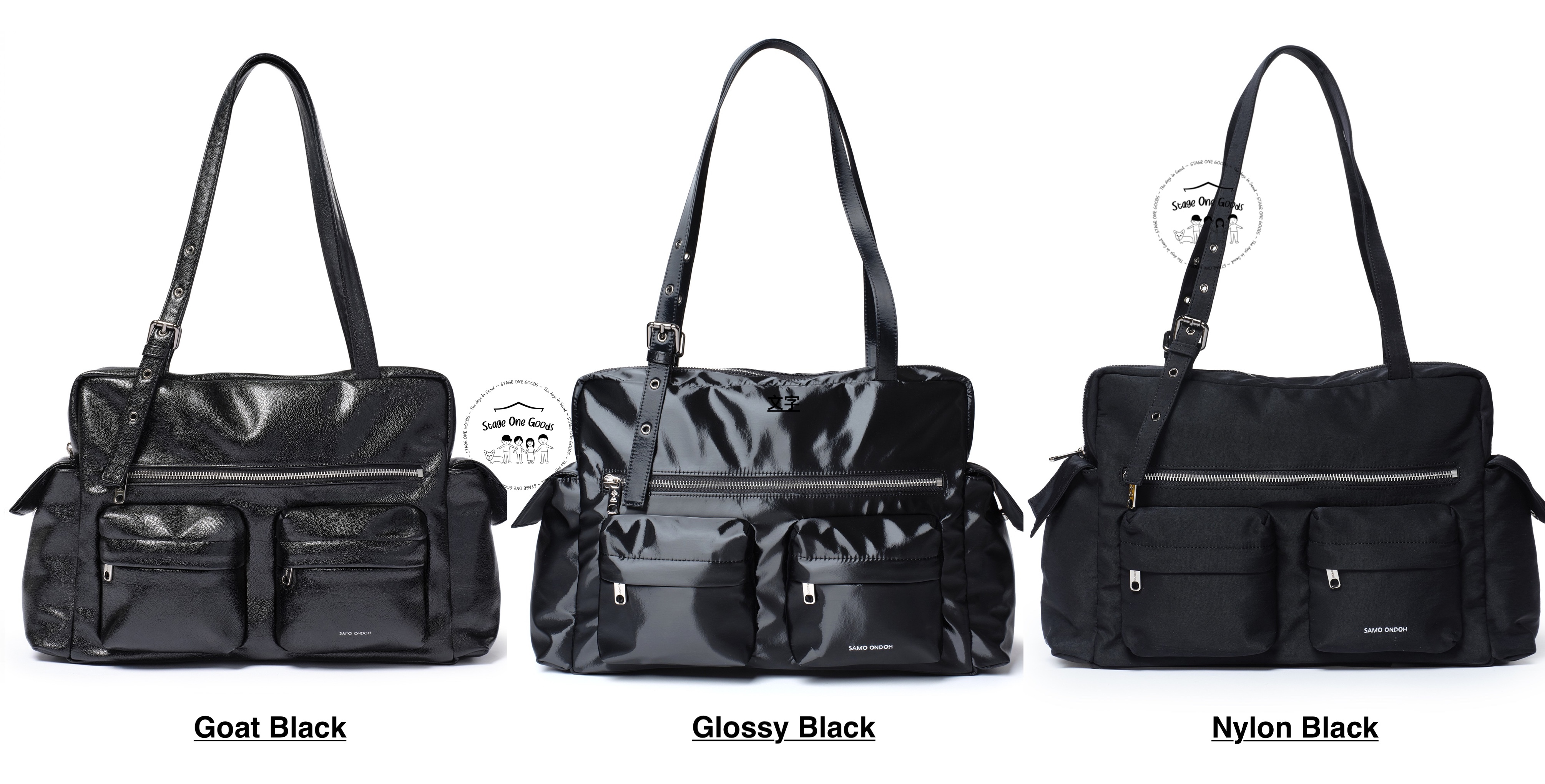 SAMO ONDOH Pocket Utility Bag L