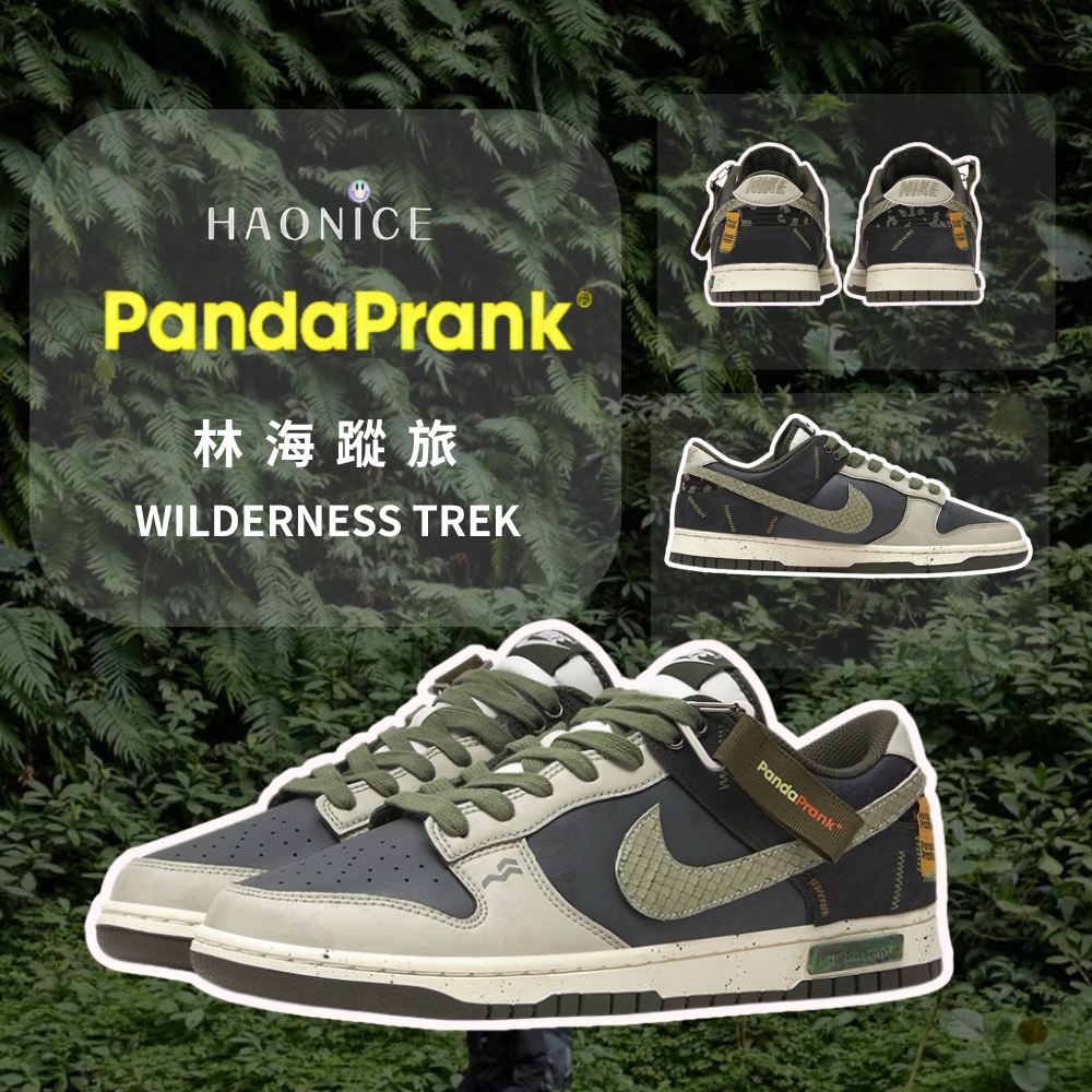 【HAO NICE】熊貓惡作劇系列 ❗️配合FAKEBUSTERS驗鞋 ❗️ Nike Dunk LOW 林海蹤旅系列 森淵訂製 低筒戶外休閒潮流板鞋🔥