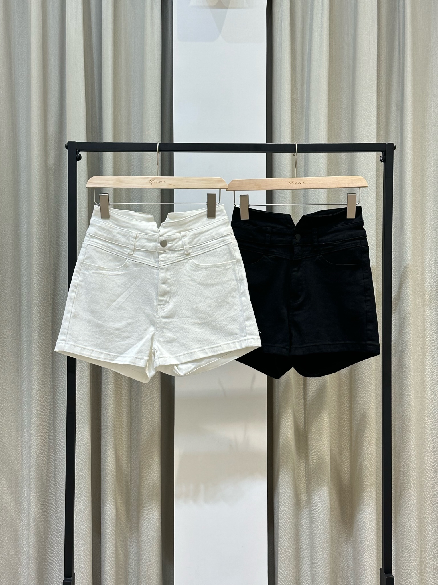 韓版小V牛仔短褲