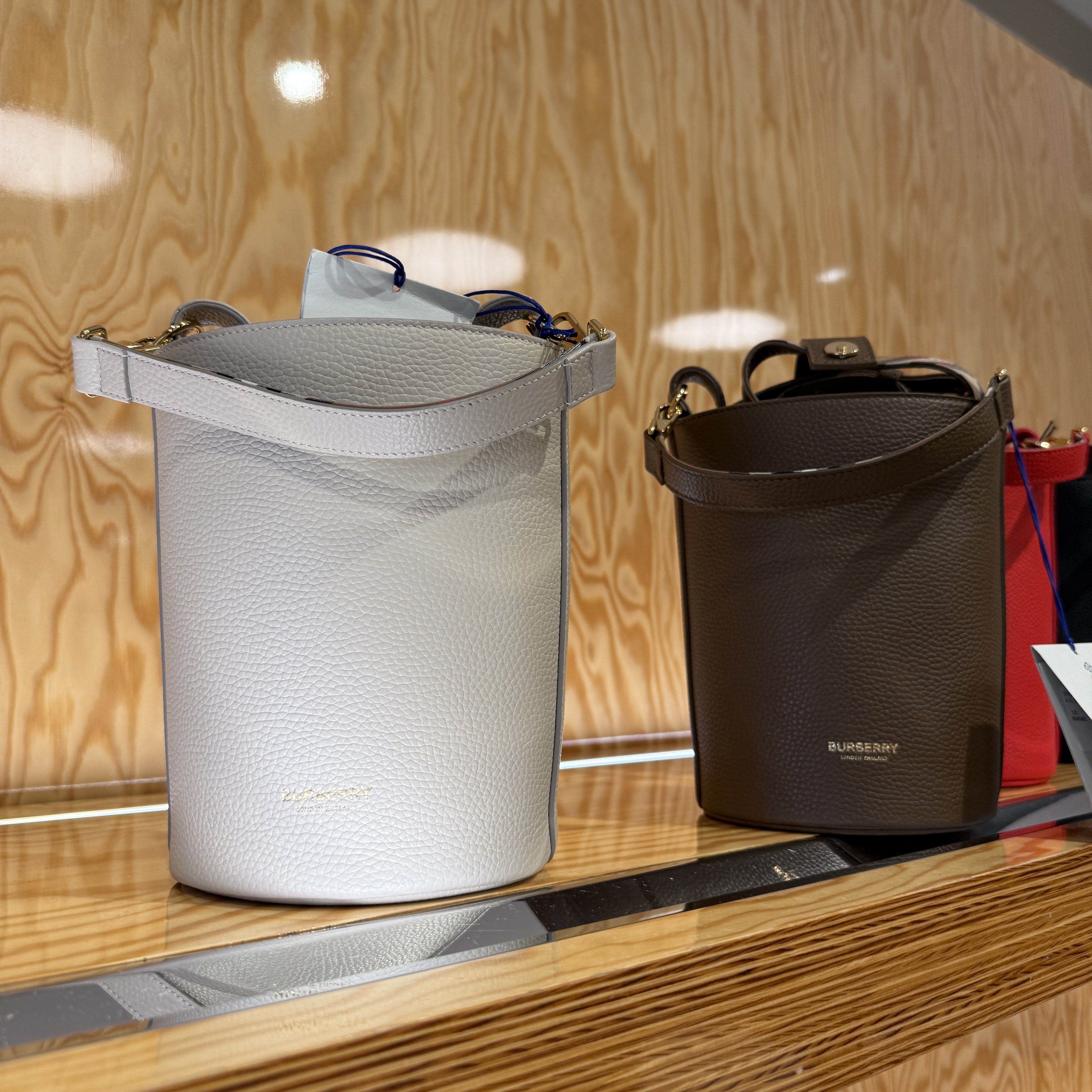 Burberry Calf Small Bucket Bag 4 colors