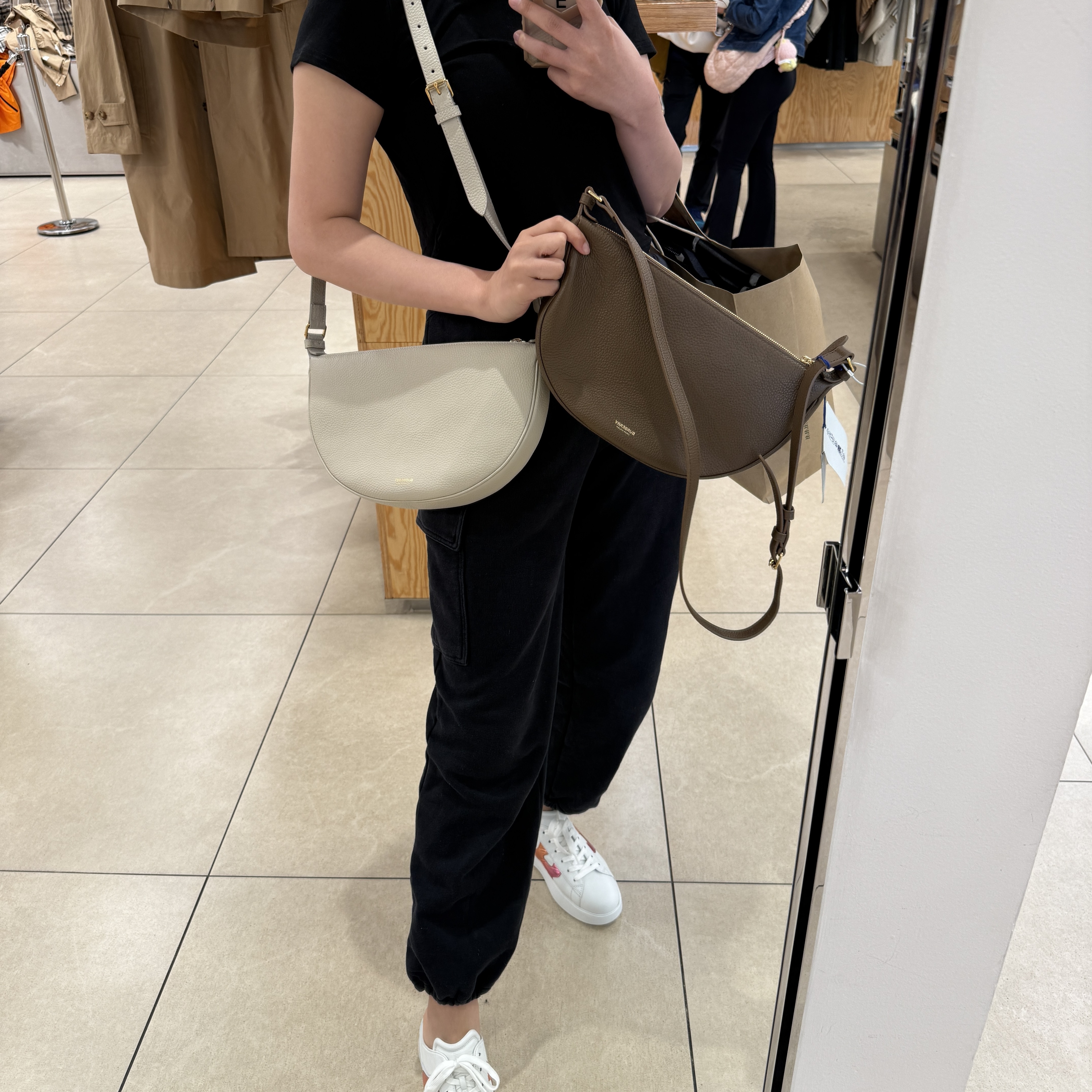 Burberry Soft Sling crossbody Bag 2 colors