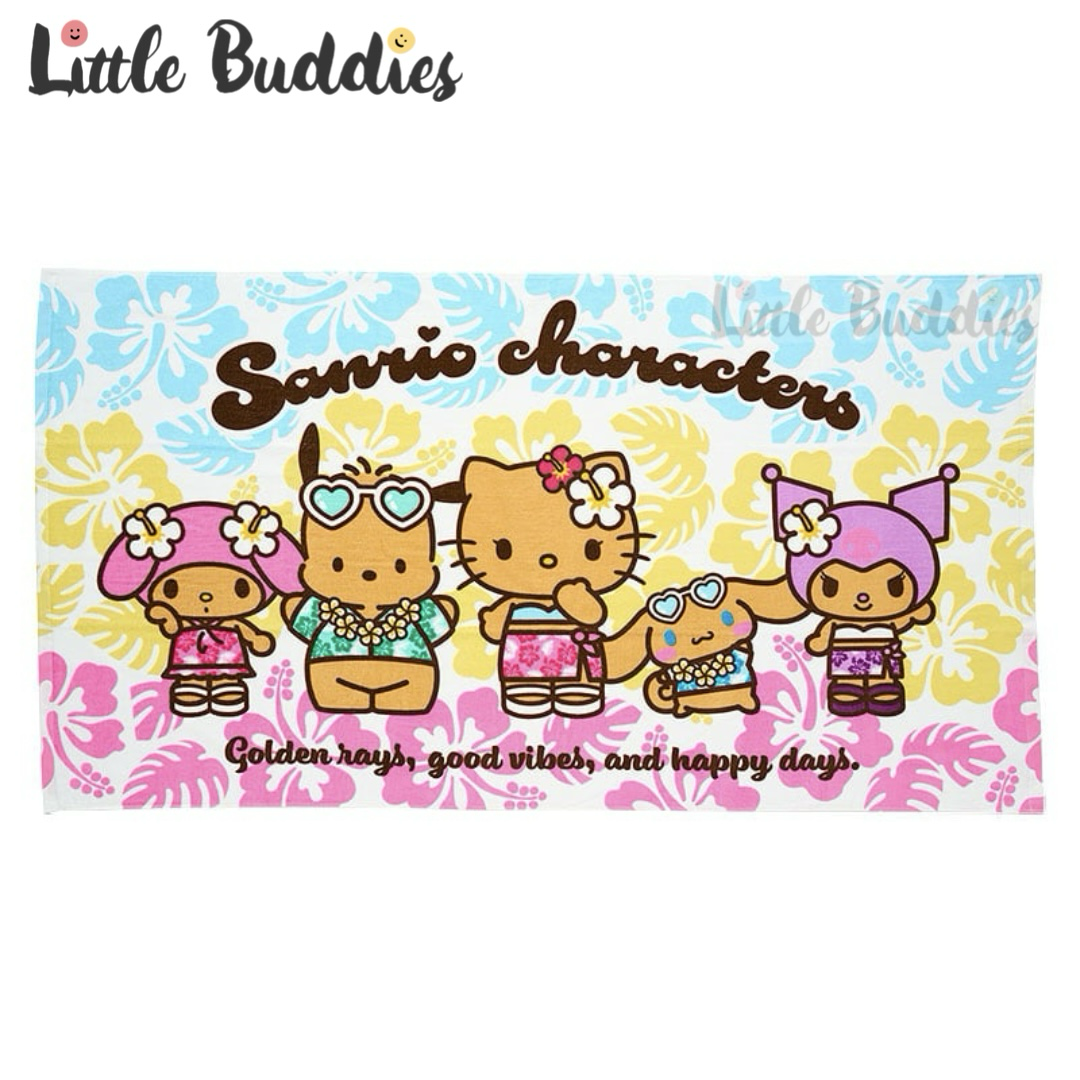 日本 Sanrio 日燒花花系列 - 浴巾