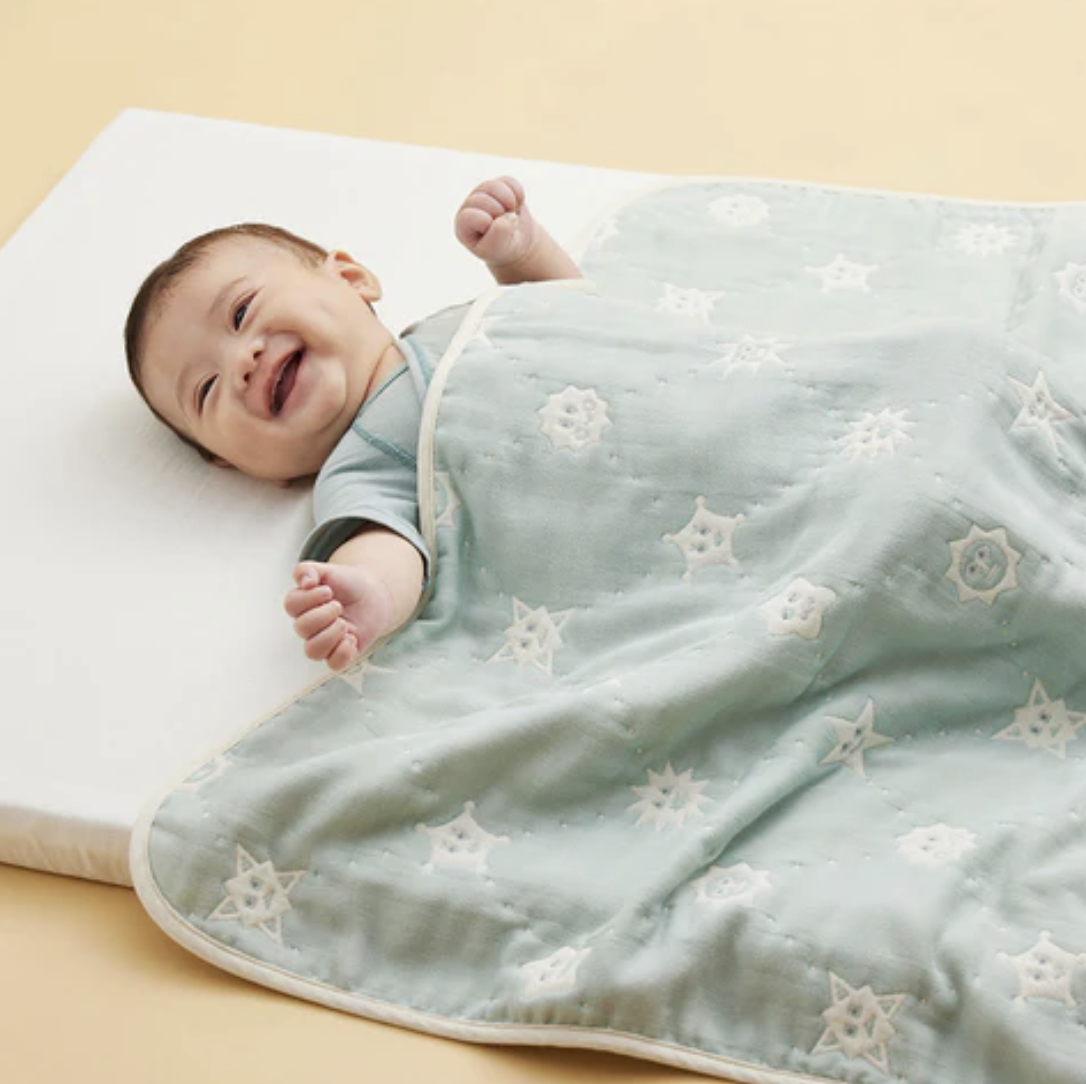 日本製 tupera tupera × 10mois 六重紗被 -90x110cm