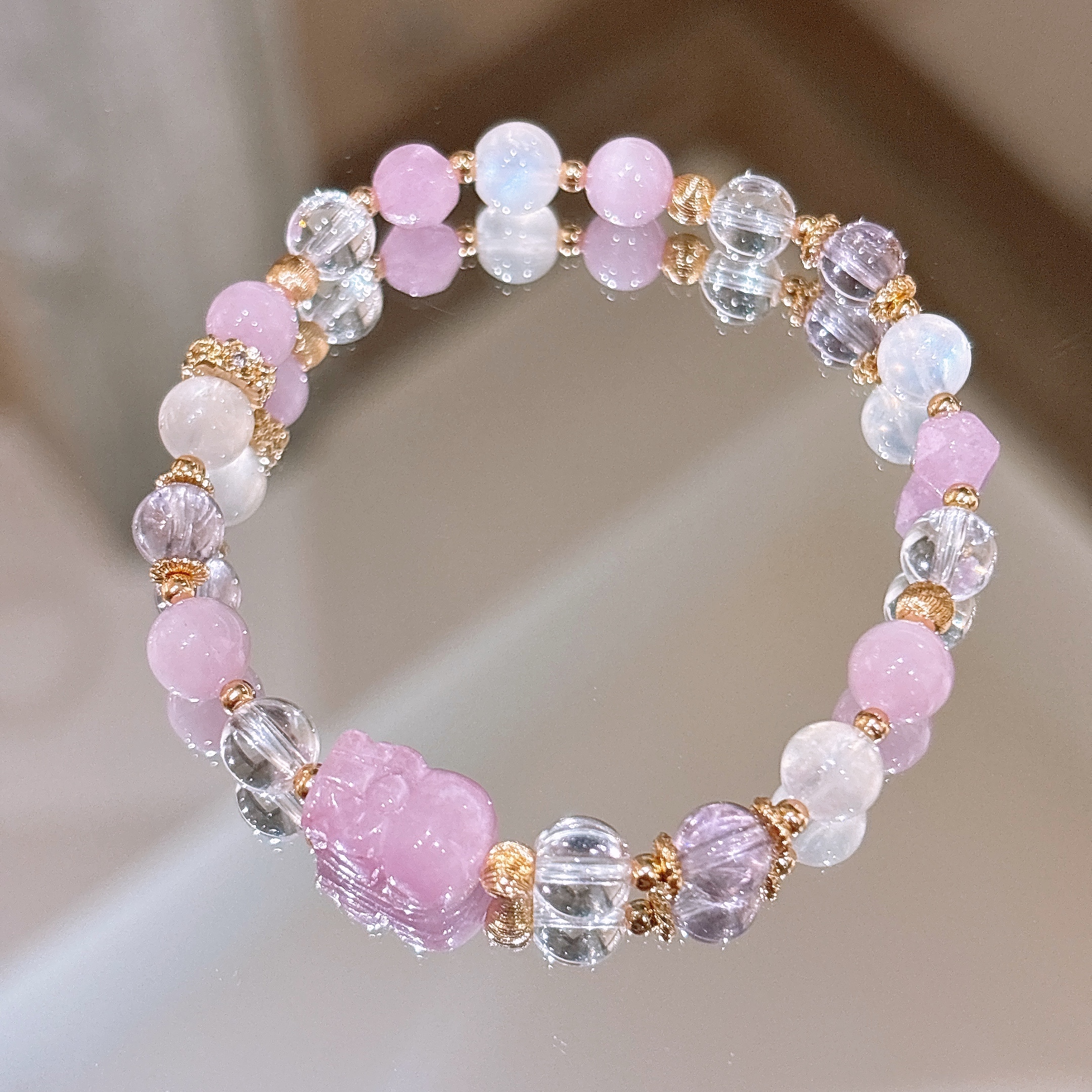 招貴人招桃花 | 愛情麵包我都要 | 紫鋰輝貔貅 最後一條《彈力繩款式》