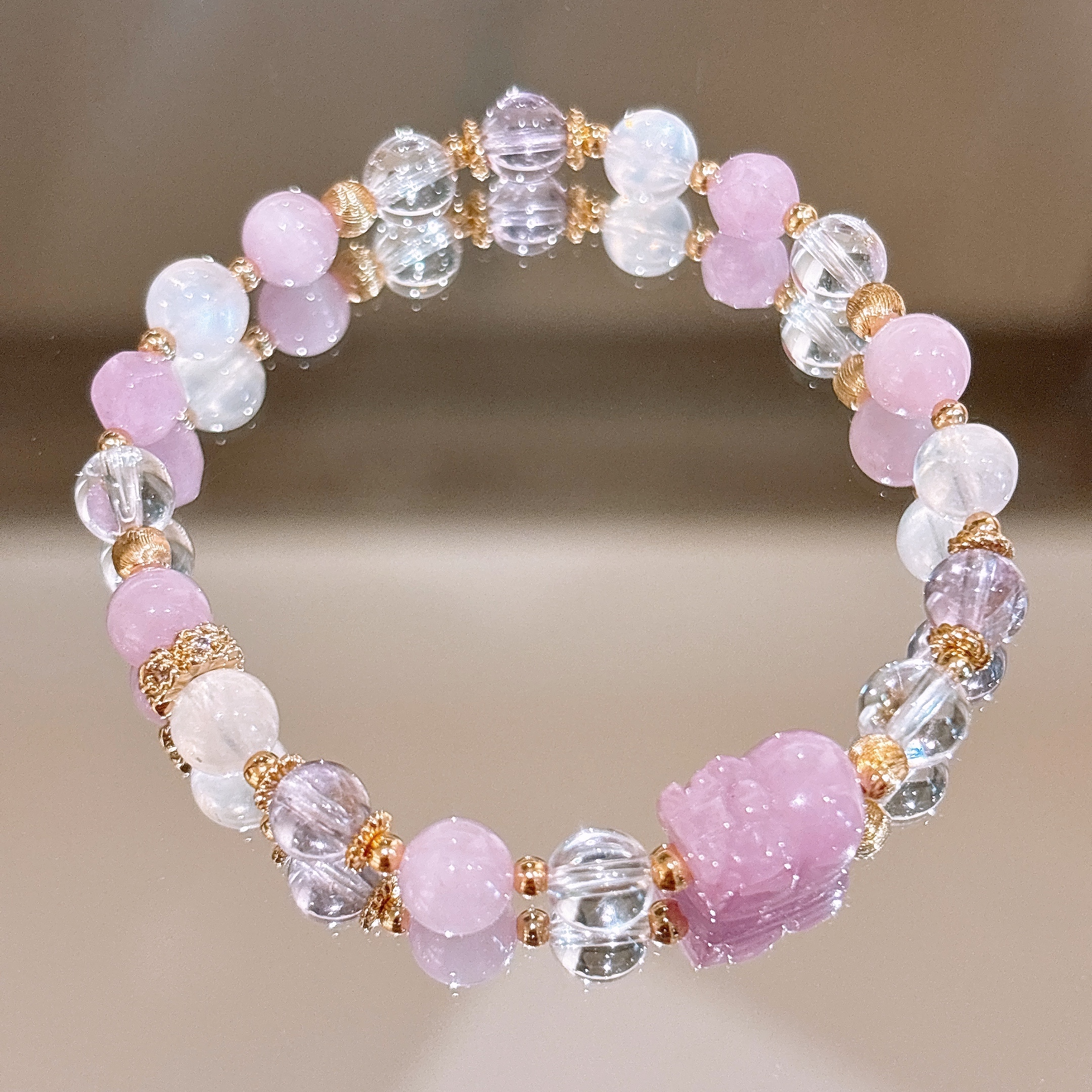 招貴人招桃花 | 愛情麵包我都要 | 紫鋰輝貔貅 最後一條《彈力繩款式》