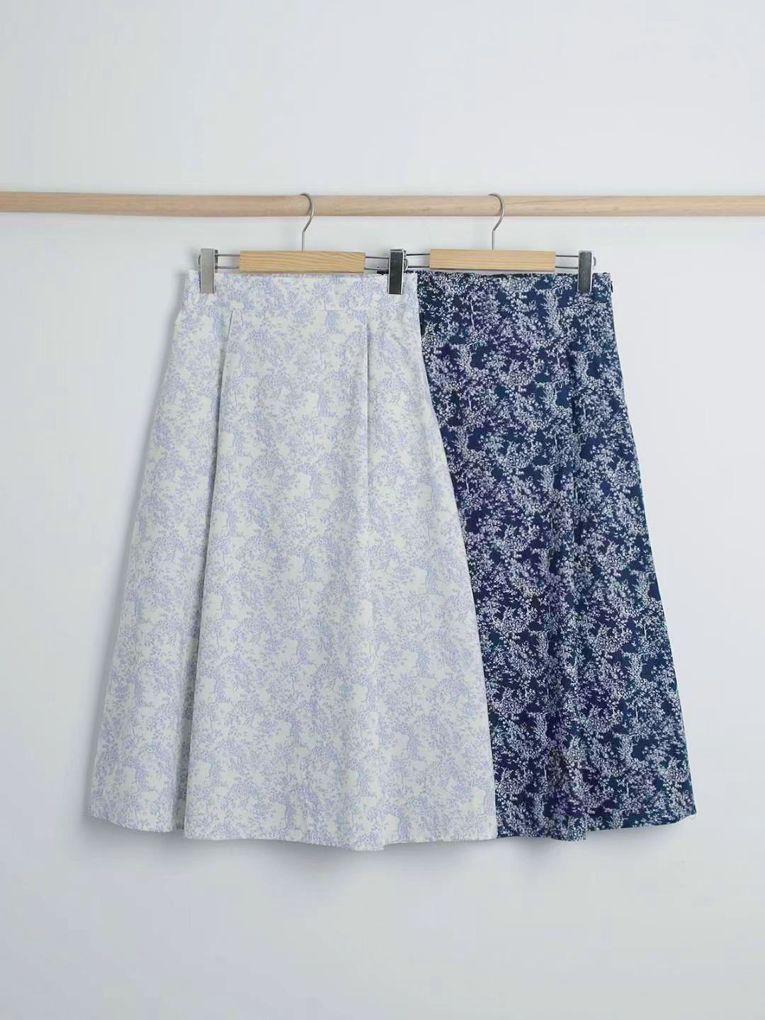 SK#7632 🤍森林樹碎花裙