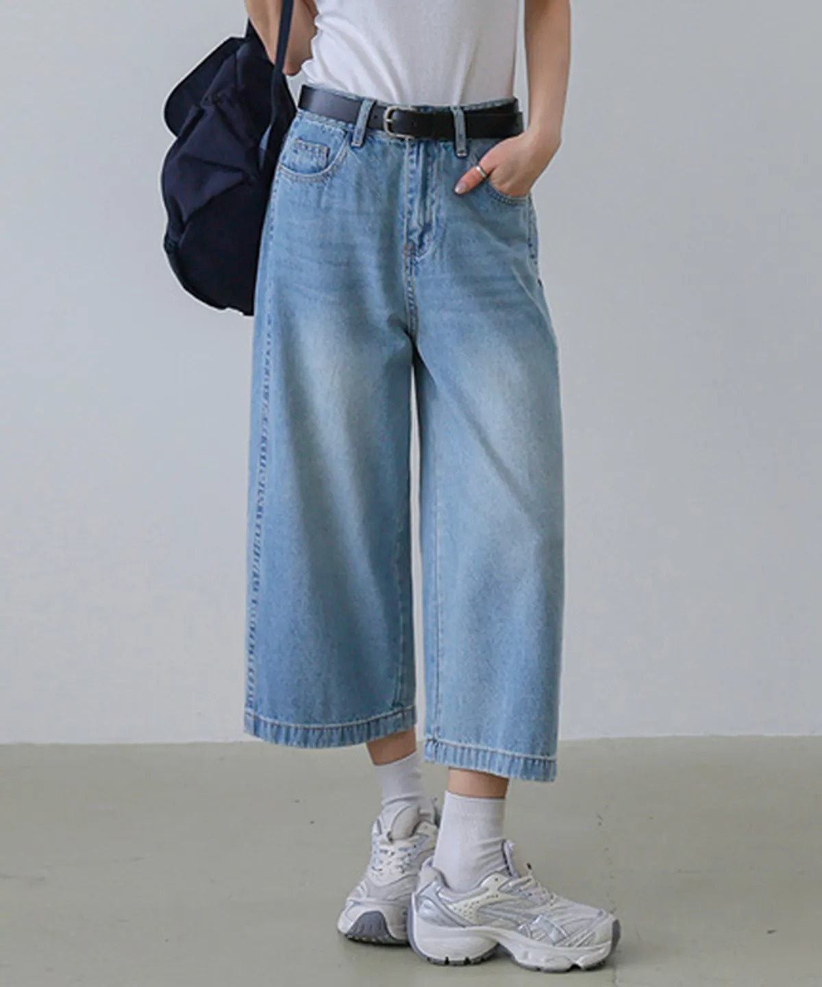 FRENCHCHIC Decos Cut Denim Pants