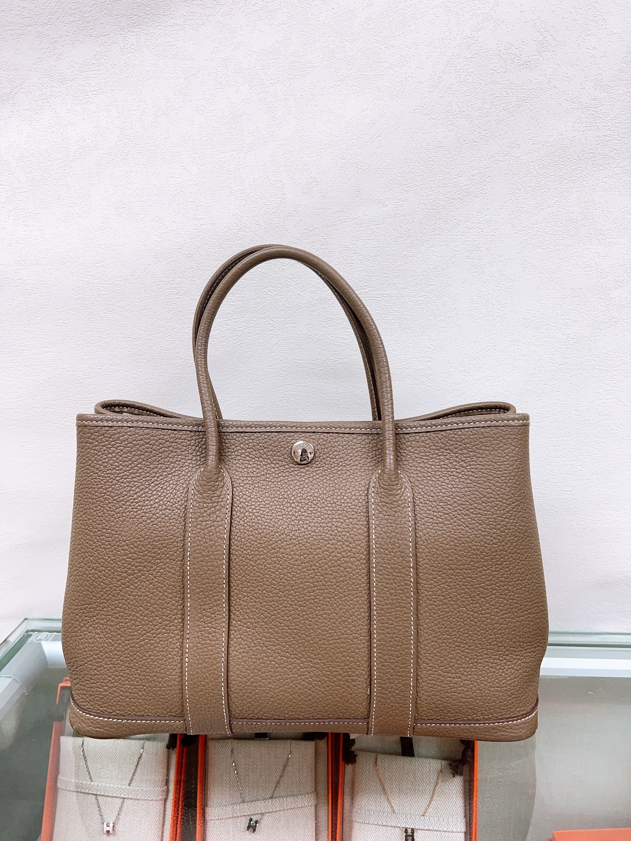 Hermes garden party / gp 30 (etoupe stamp T)