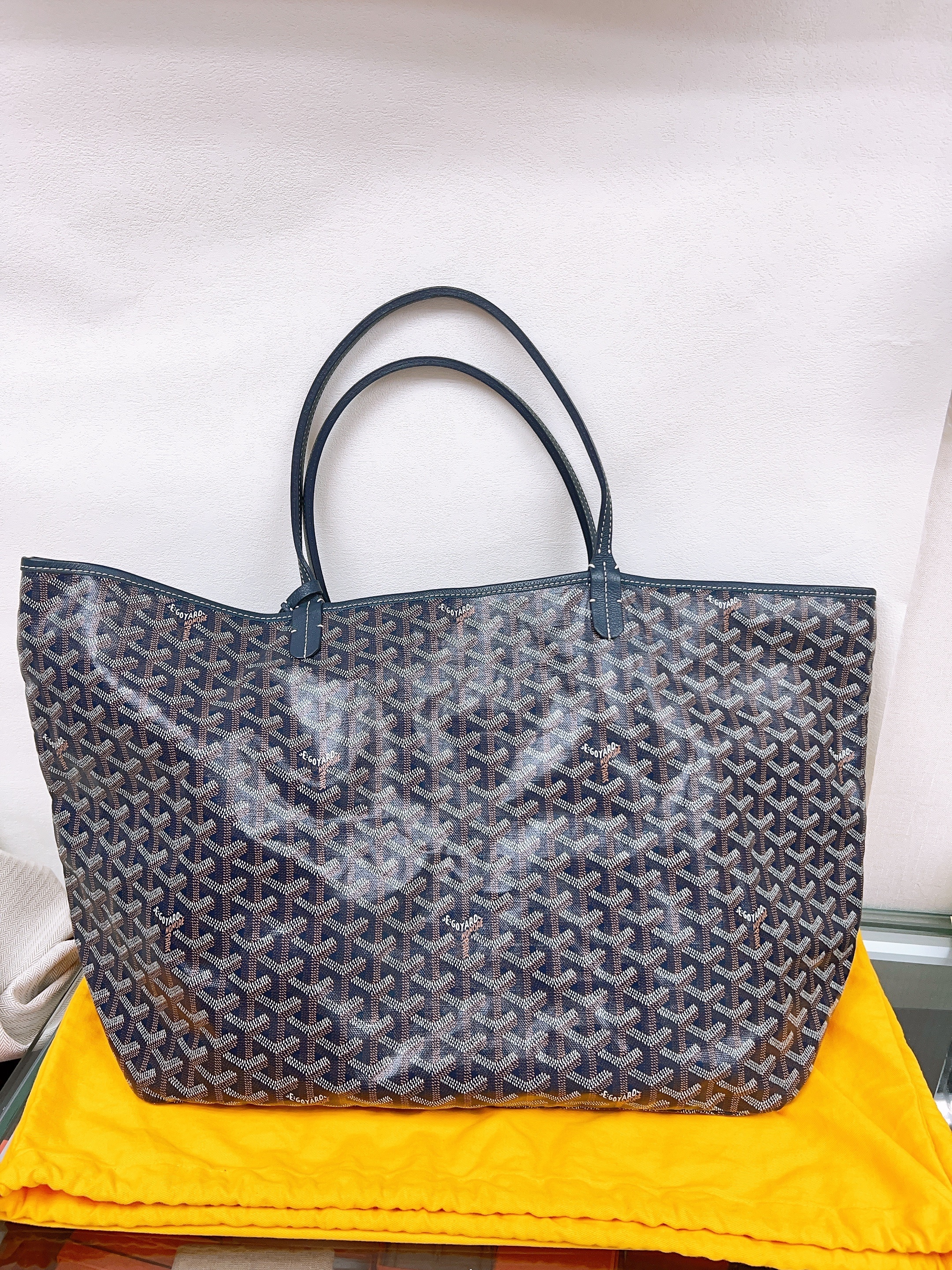 Goyard saint louis tote GM navy