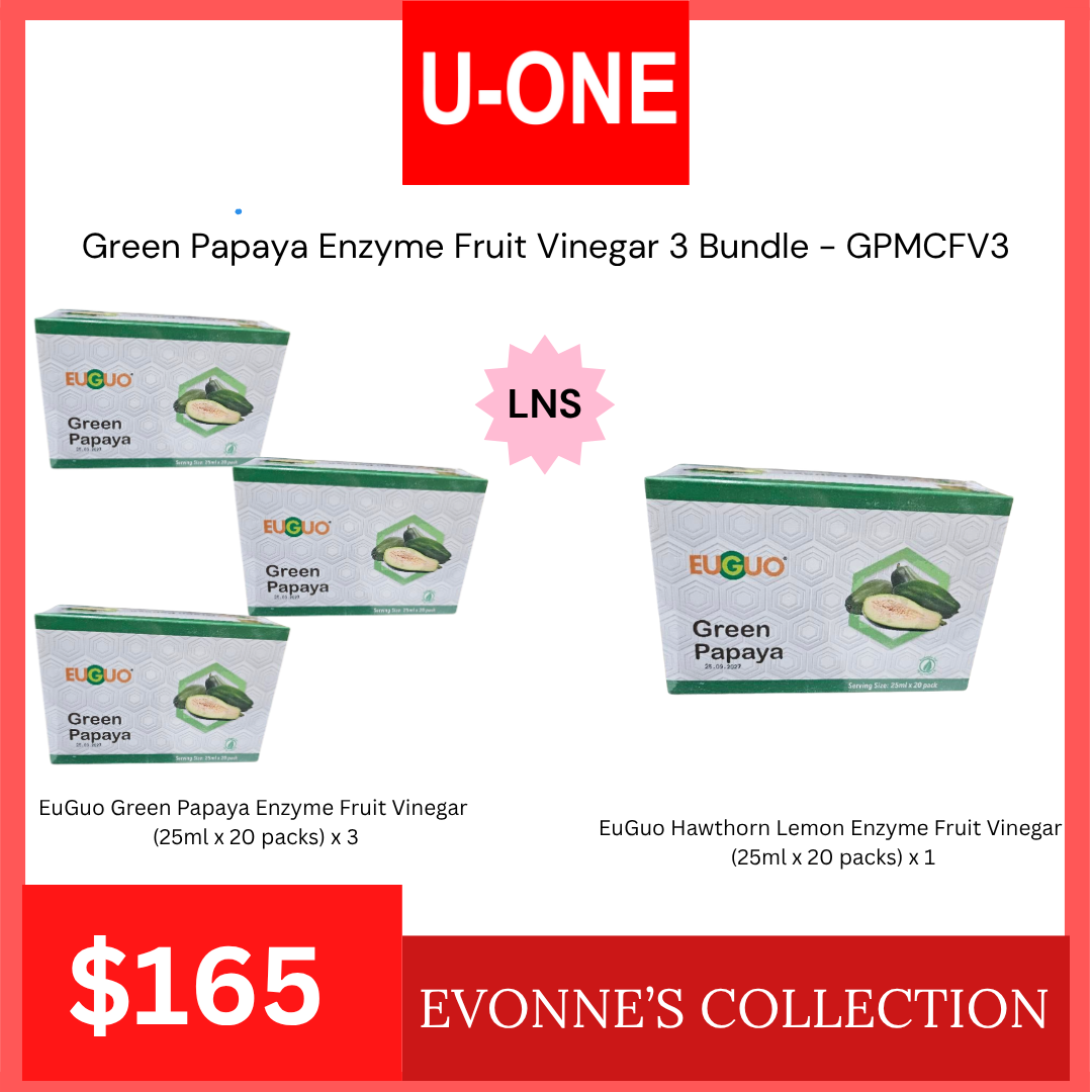 Green Papaya Enzyme Fruit Vinegar 3 Bundle - GPMCFV3
