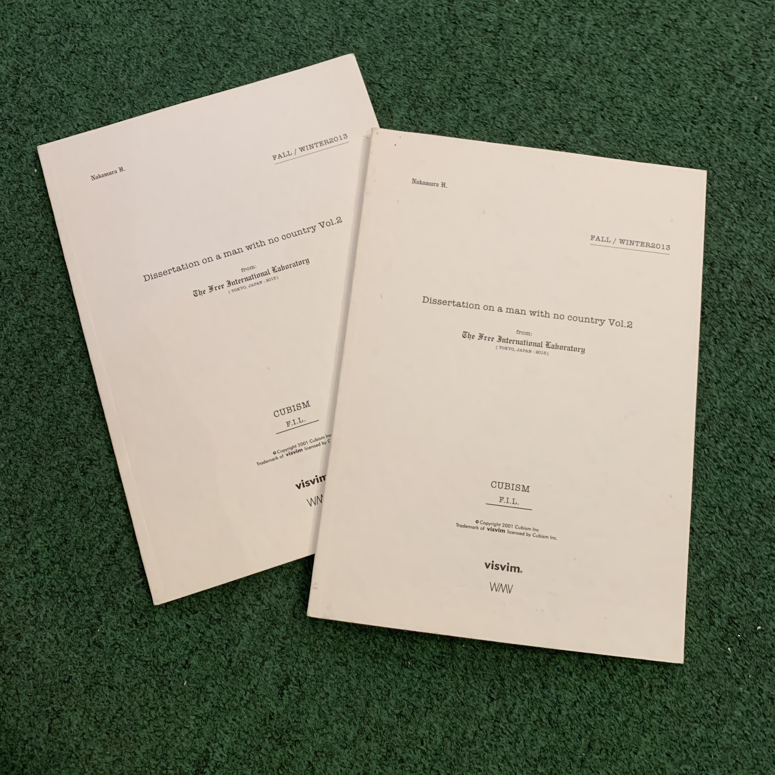 VISVIM FALL WINTER 2013 MODEL STYLE CATALOG  (( USED A )) 中古美品 - IN STOCK NOW (現貨發售中)