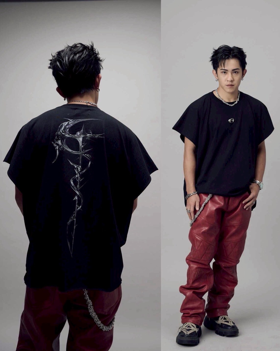 ETERNAL 限定款 金屬Logo 海神戟圖騰 Boxy背心 短袖