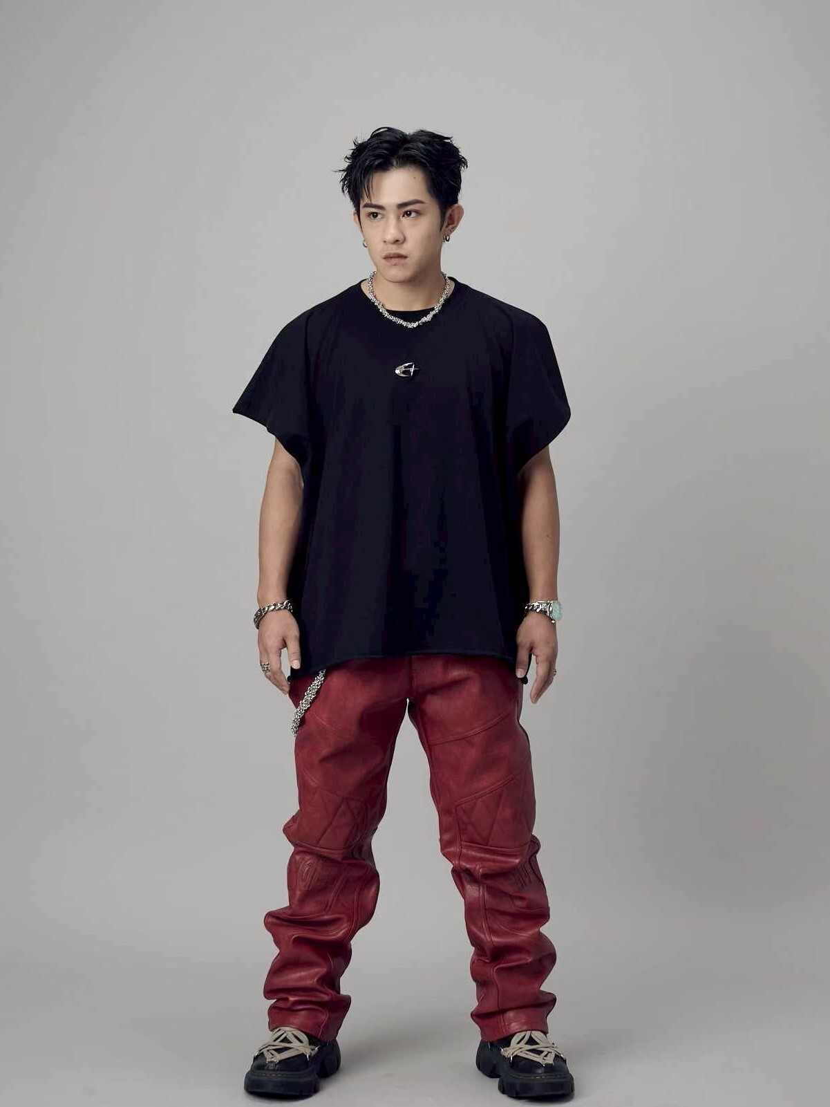 ETERNAL 限定款 金屬Logo 海神戟圖騰 Boxy背心 短袖