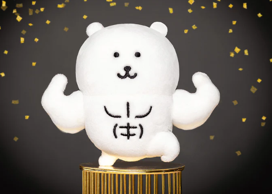 現貨-日本正版 長野熊 自嘲熊 Jokebear 肌肉熊 公仔吊飾