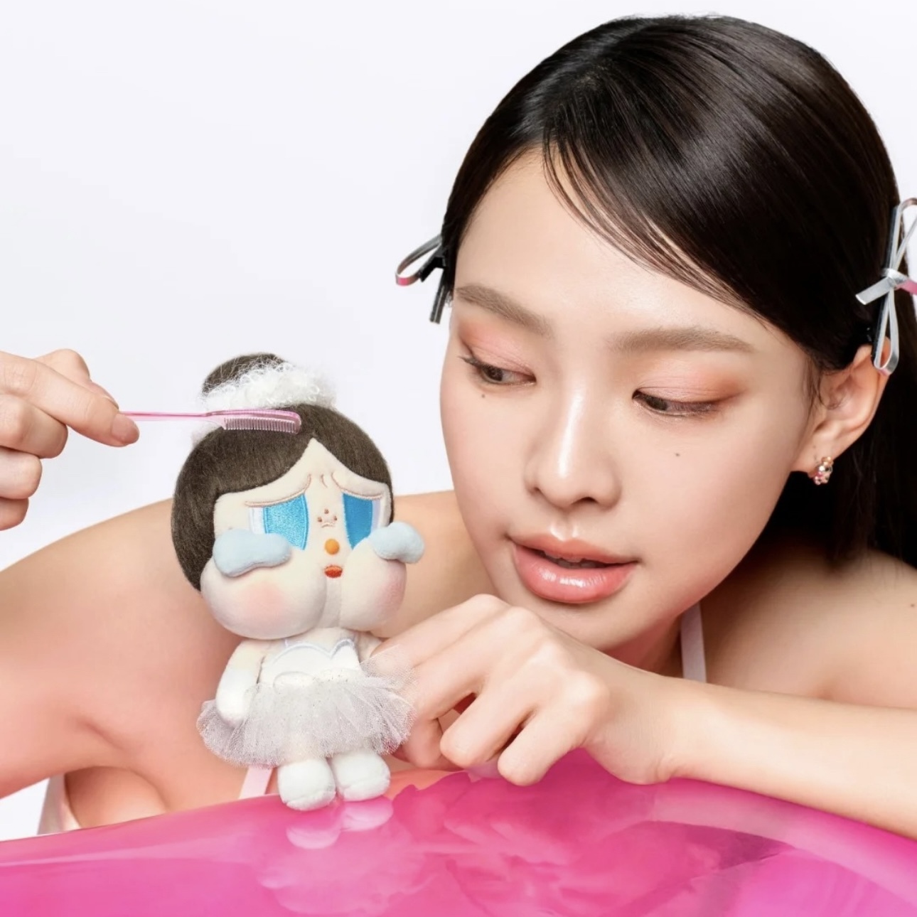 POPMART 泡泡瑪特 CRYBABY SHINY SHINY 芭蕾風 哭哭寶貝 吊卡