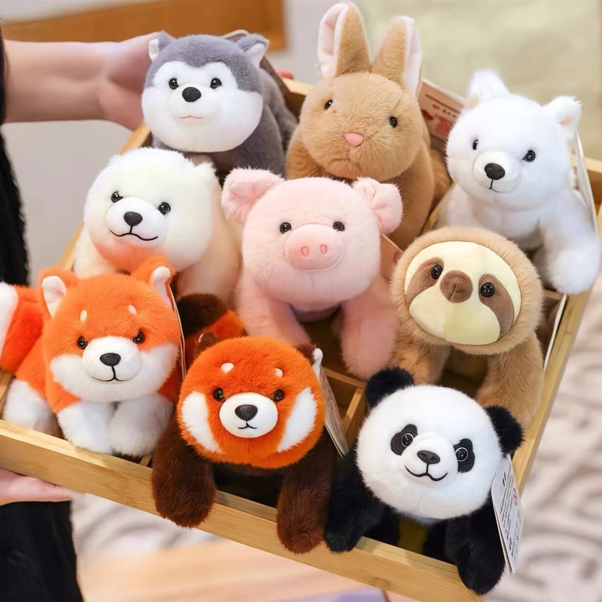 腳香香的小動物娃娃