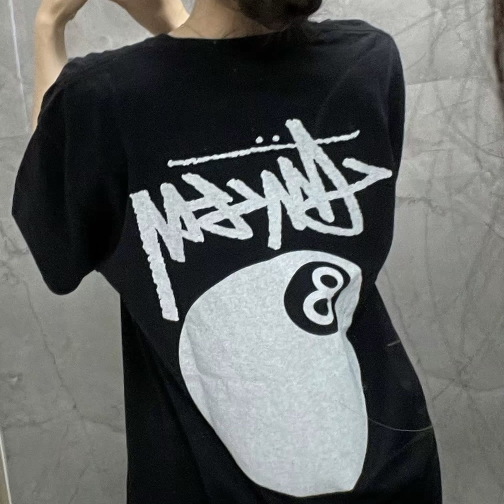 Stussy ss24 8Ball LCB Tee PIGMENT DYED 8球 8號球 8號風球 水洗 圓領 短袖上衣 短tee 1905022