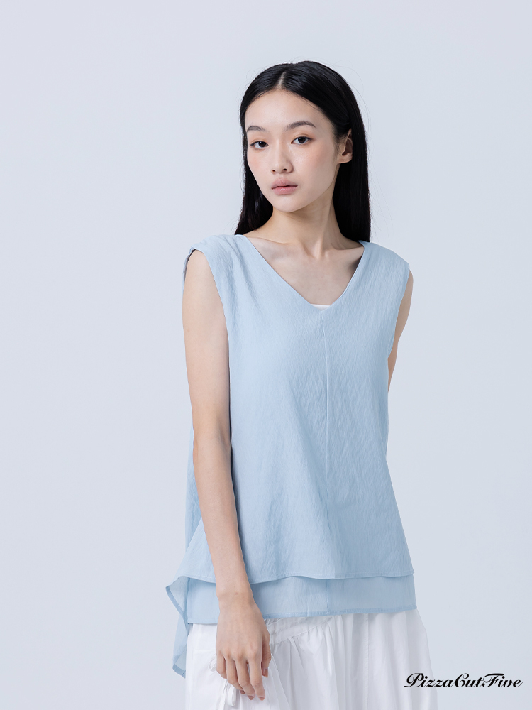[SALE]雙層絲滑背心 PizzaCutFive PCF252411036