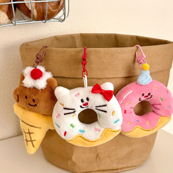 美食甜甜圈小吊飾掛件