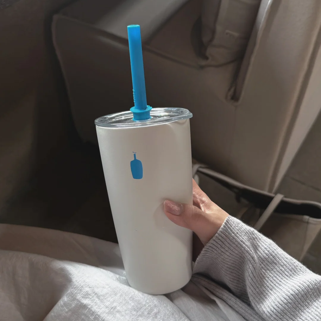 #預購 🇯🇵日本 BLUE BOTTLE 藍瓶 吸管不鏽鋼隨行杯 473mL