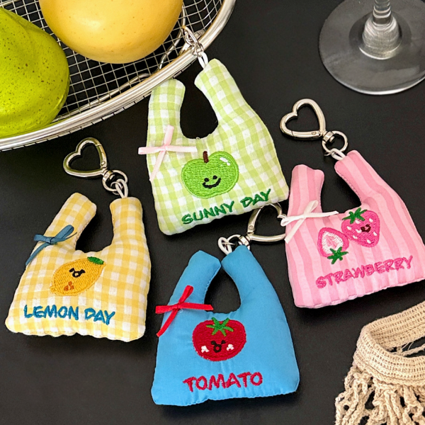 可愛購物袋小吊飾掛件