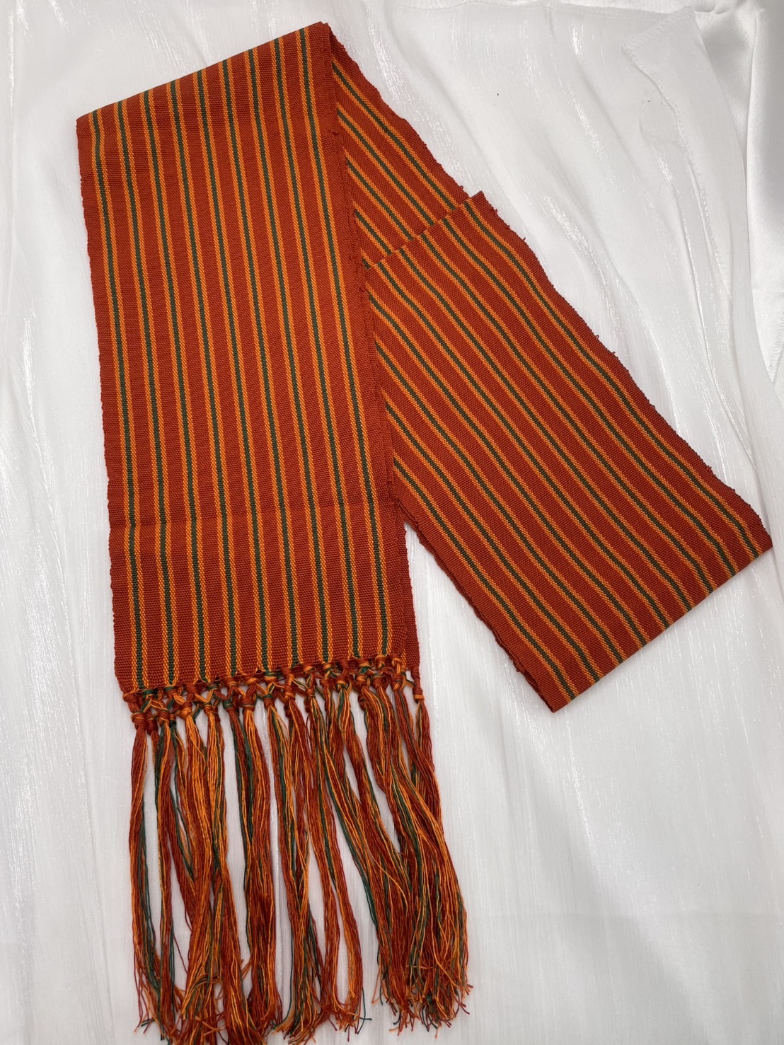 No.12織布流蘇綁腰巾.總長230寬14