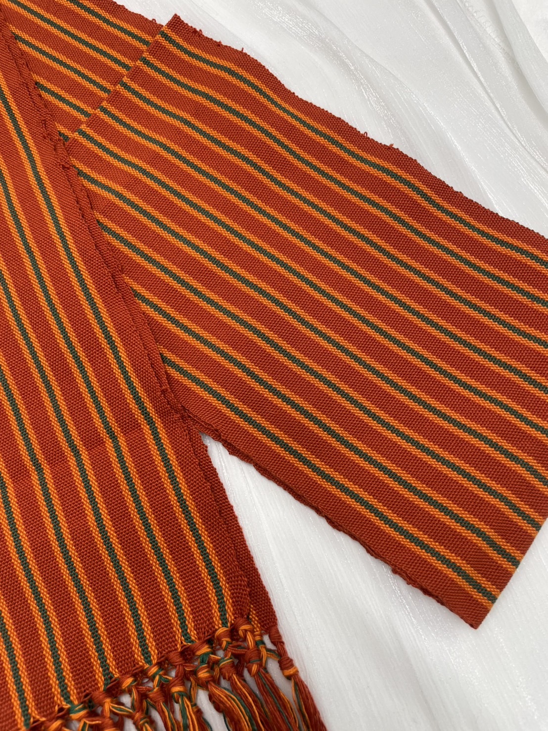 No.12織布流蘇綁腰巾.總長230寬14