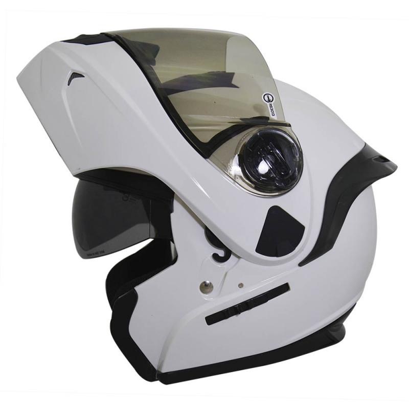 THH T-797N 素色 白色 可掀式安全帽