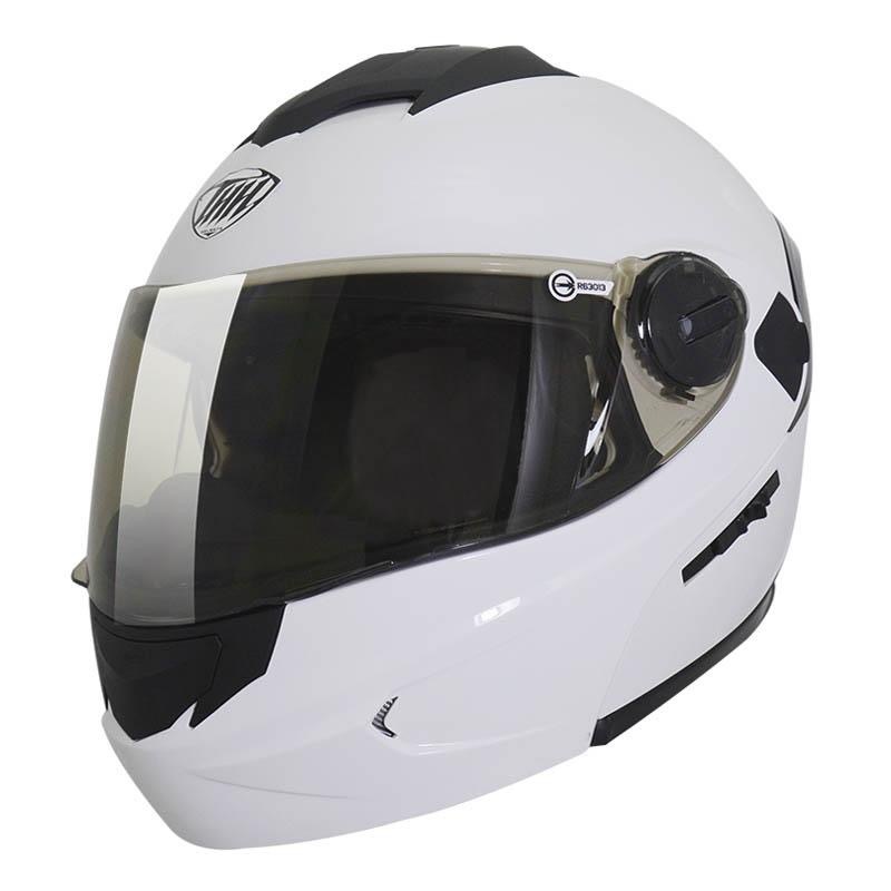 THH T-797N 素色 白色 可掀式安全帽