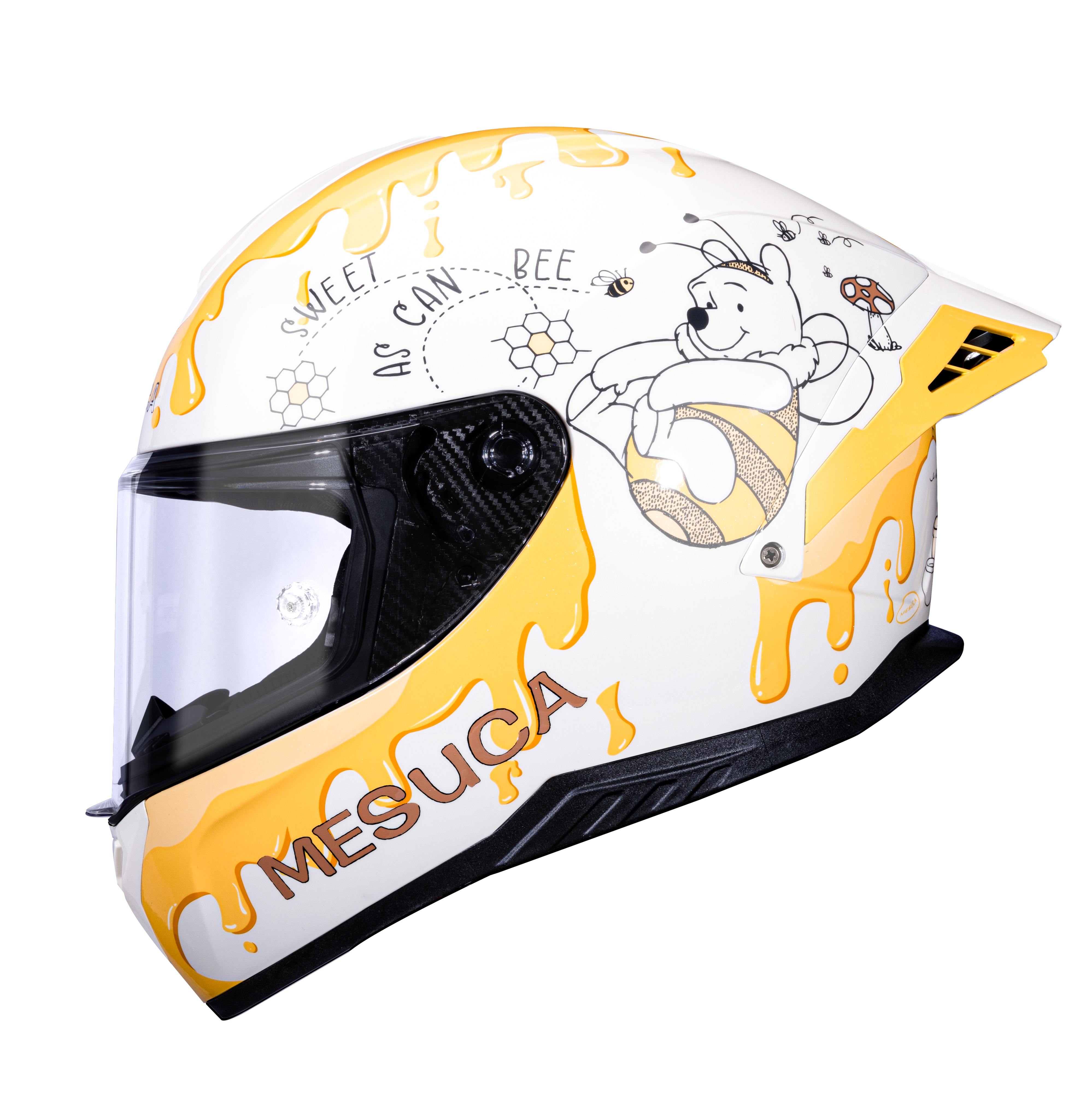 MESUCA M619 小熊維尼 黃 迪士尼聯名彩繪