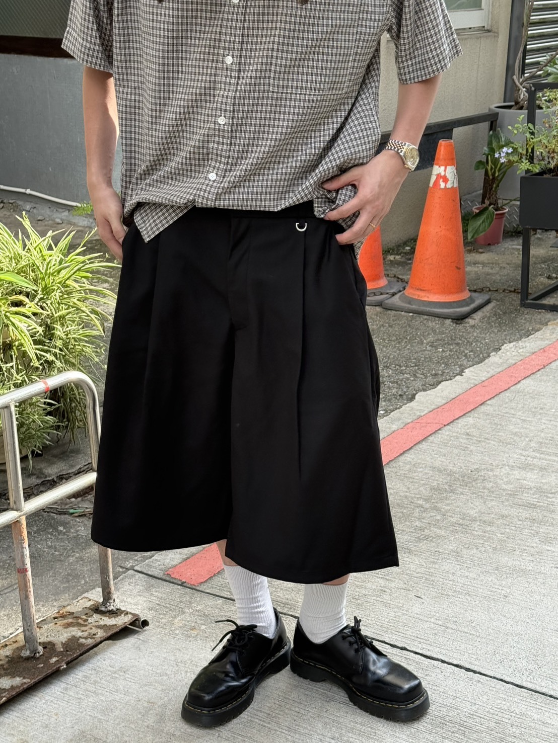 理想型78分褲 西裝短褲