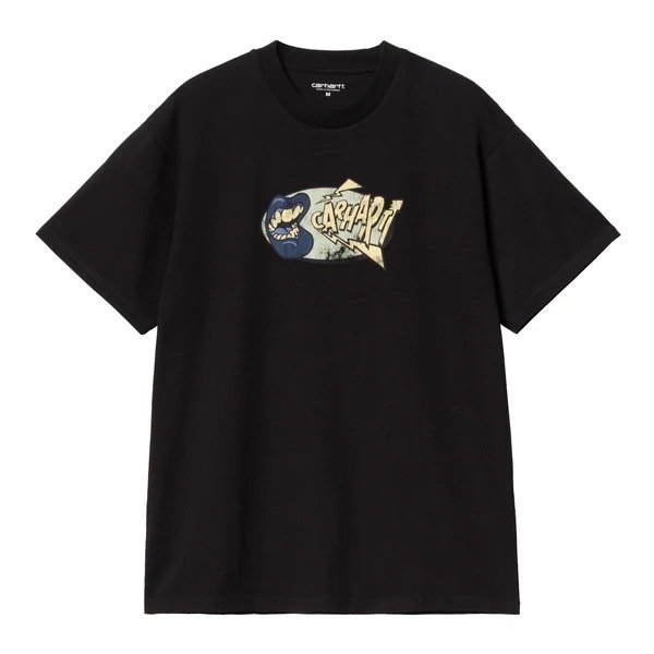 CARHARTT 25SS LOUDER T-SHIRT Black 水洗圖 黑色 短袖