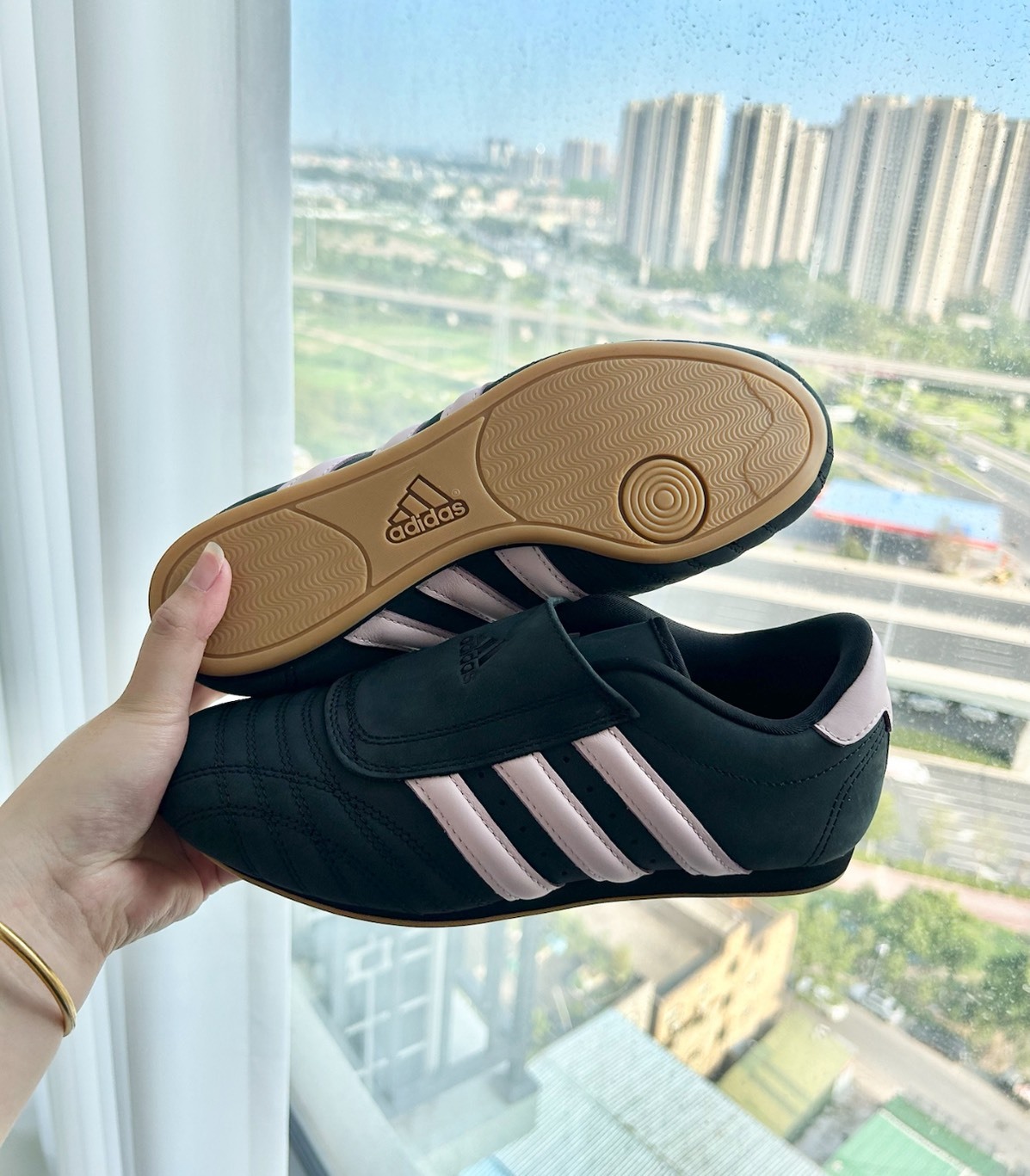 adidas originals Taekwondo 黑粉 百搭舒適 耐磨 低筒 訓練鞋 女款Aug25