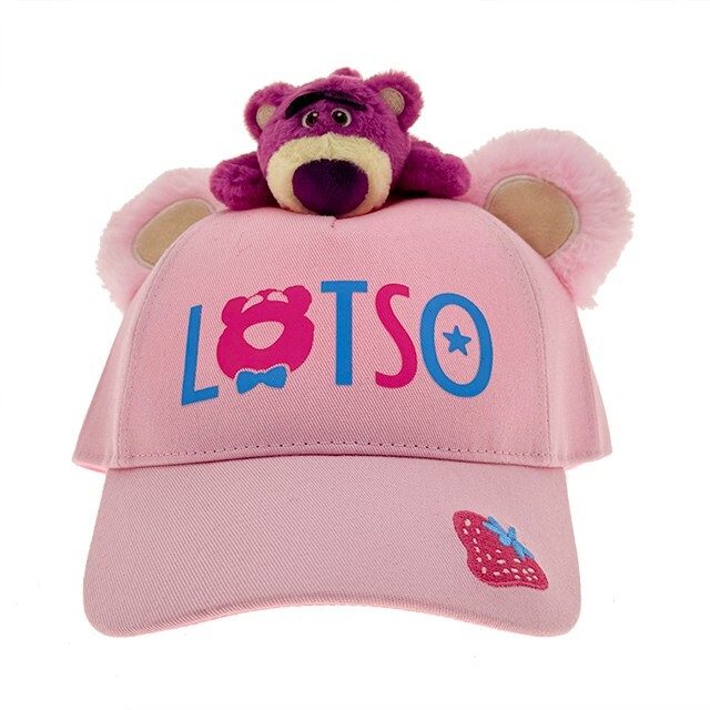 熊抱哥 Lotso 絨毛趴趴造型 棒球帽 帽子 玩具總動員 Toy Story -香港迪士尼樂園