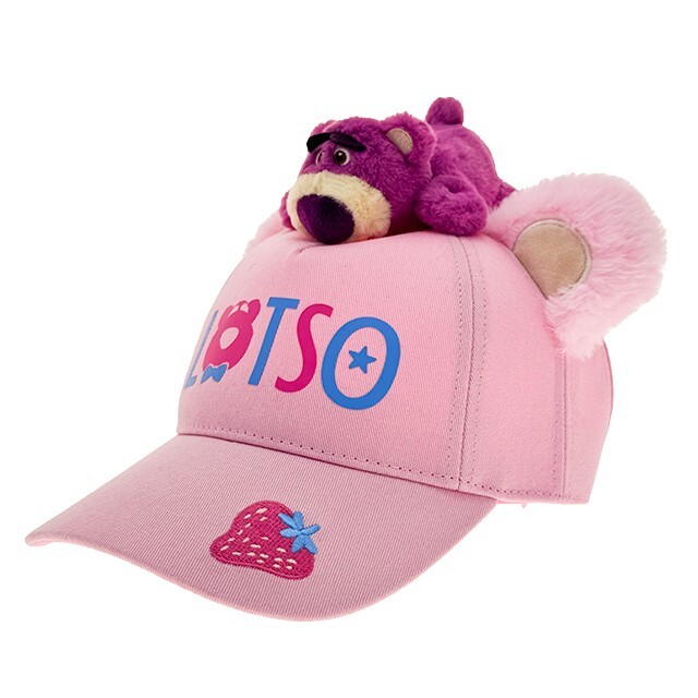 熊抱哥 Lotso 絨毛趴趴造型 棒球帽 帽子 玩具總動員 Toy Story -香港迪士尼樂園
