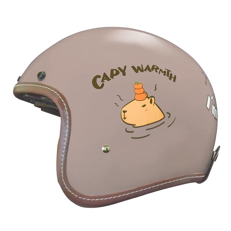 THH T-383A+ 水豚君CAPY 焦糖拿鐵 3/4帽款